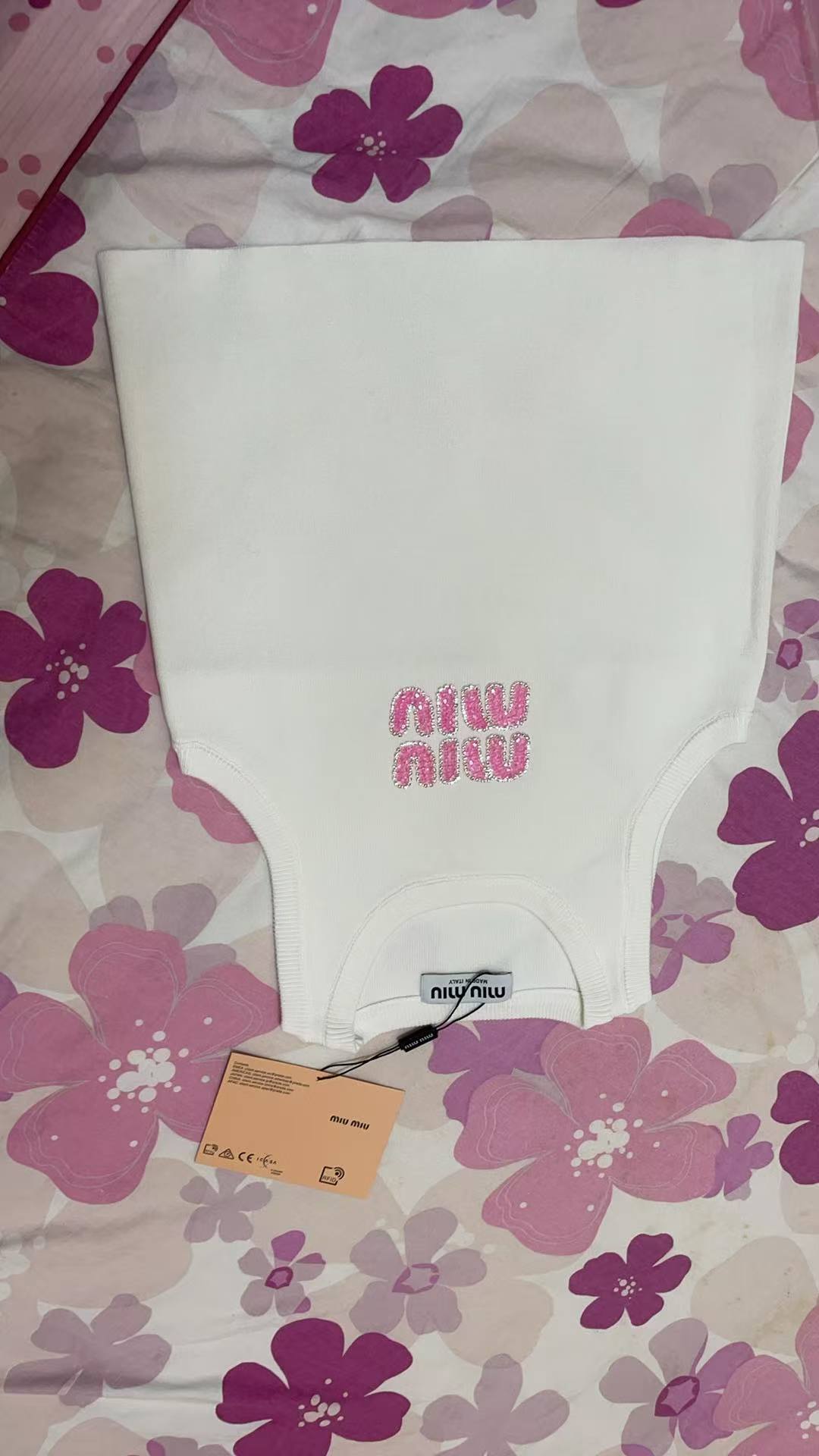 Custom luxury bags for women Vest and T-shirt Miu
