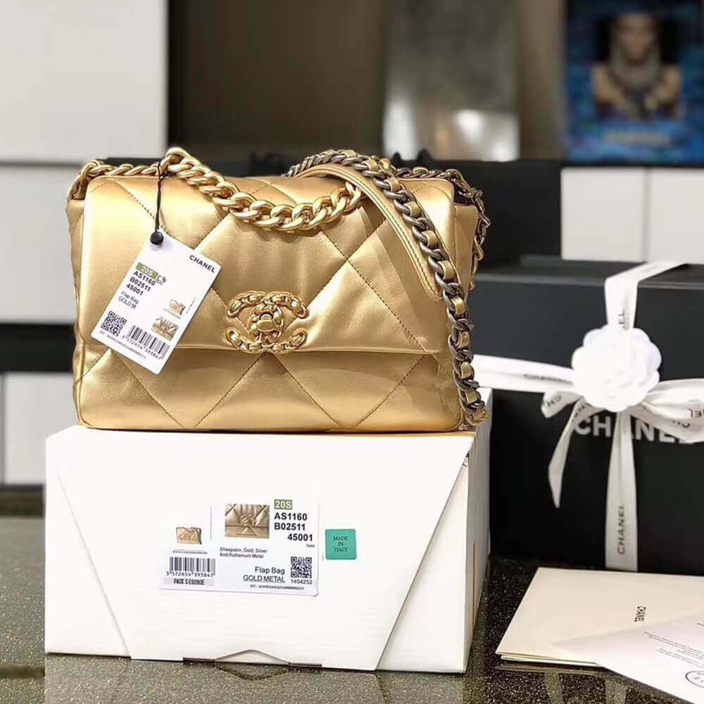 ESMEE 19 Flap Bag Gold CHL - 741