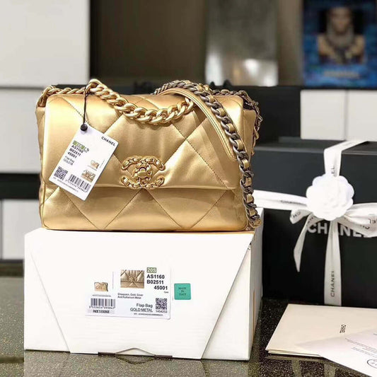 ESMEE 19 Flap Bag Gold CHL - 741