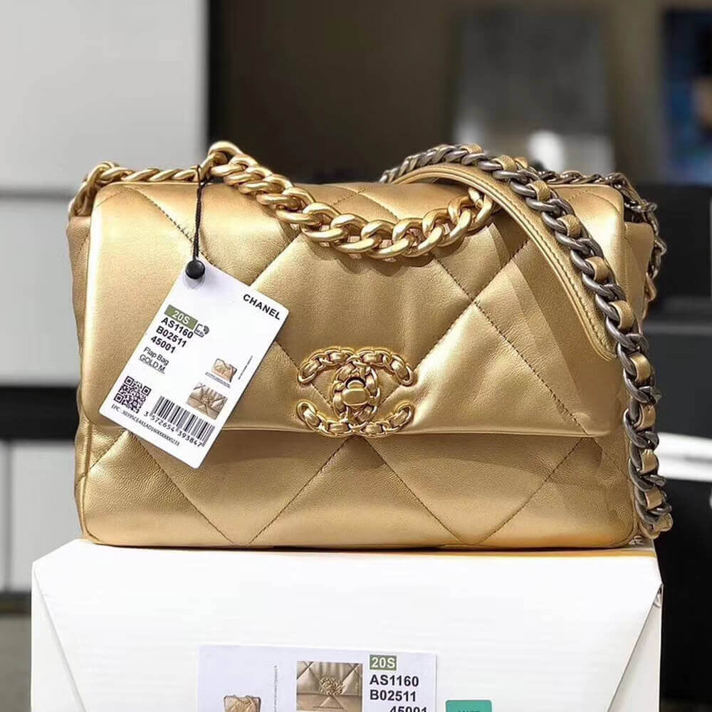 ESMEE 19 Flap Bag Gold CHL - 741
