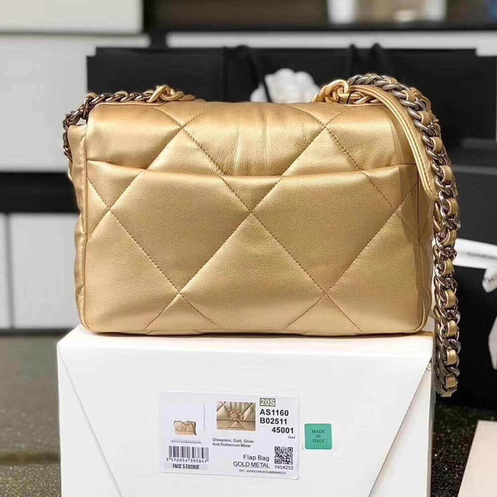 ESMEE 19 Flap Bag Gold CHL - 741