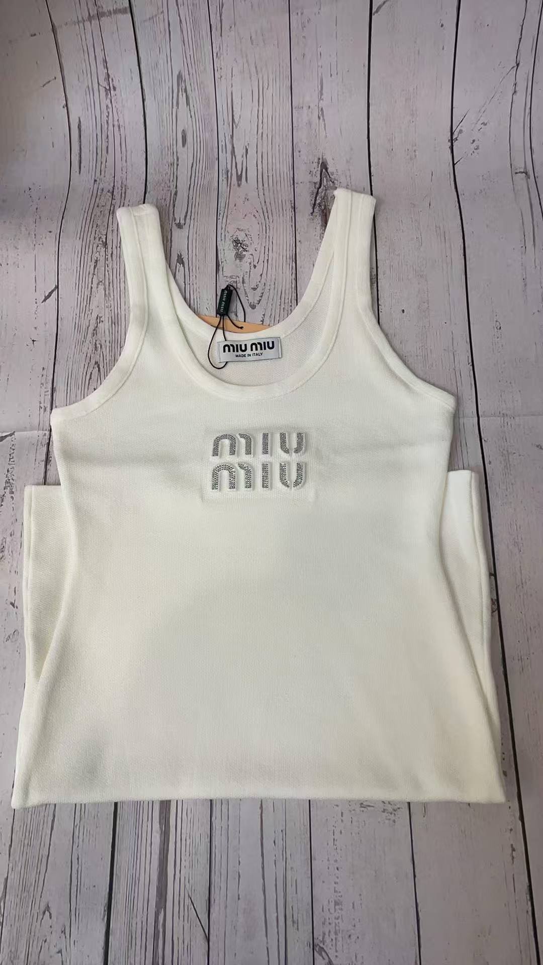 Design USA  White Strappy Slip Dress Women's tank top T-shirt