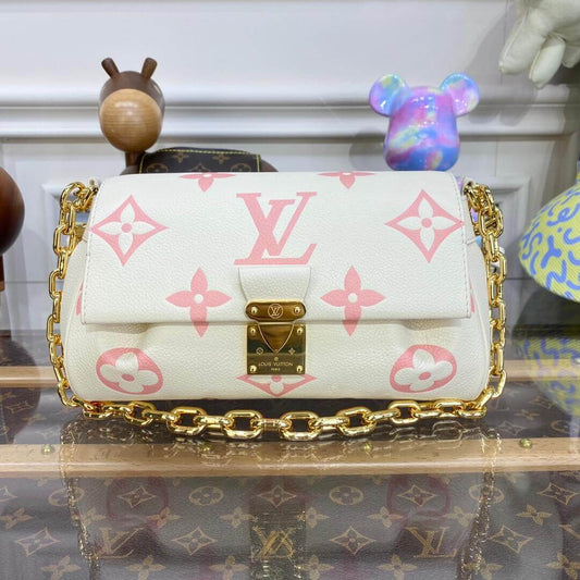 ESMEE Monogram Leather Favorite Bag - LUV 447