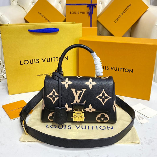 ESMEE Bicolor Monogram Leather Bag - LUV 465