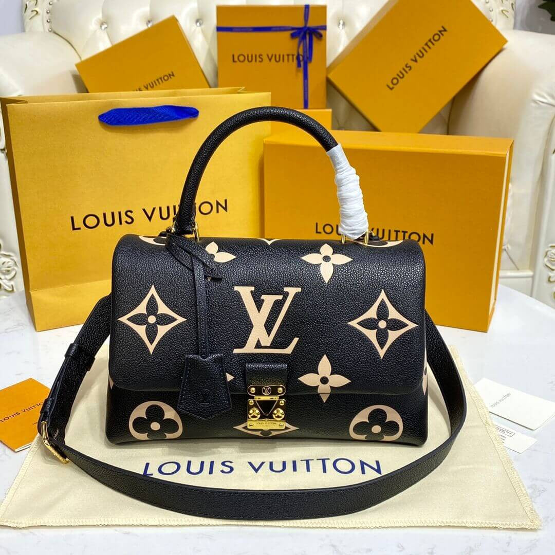 ESMEE Bicolor Monogram Leather Bag - LUV 465