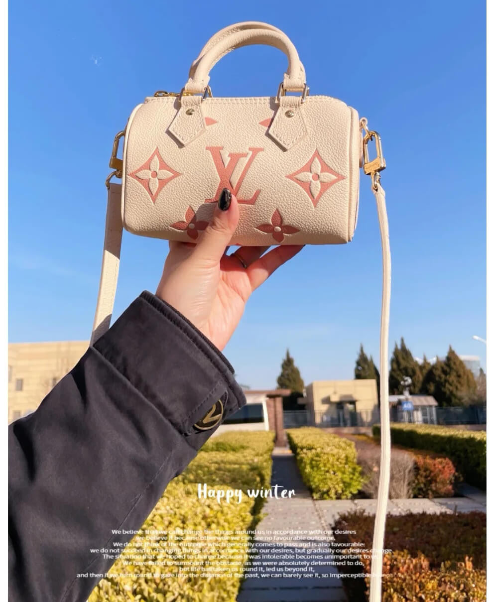 ESMEE Monogram Leather Nano Speedy - LUV 446