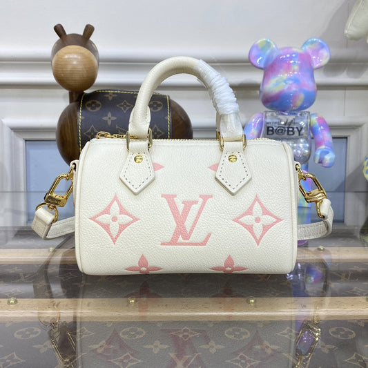 ESMEE Monogram Leather Nano Speedy - LUV 446
