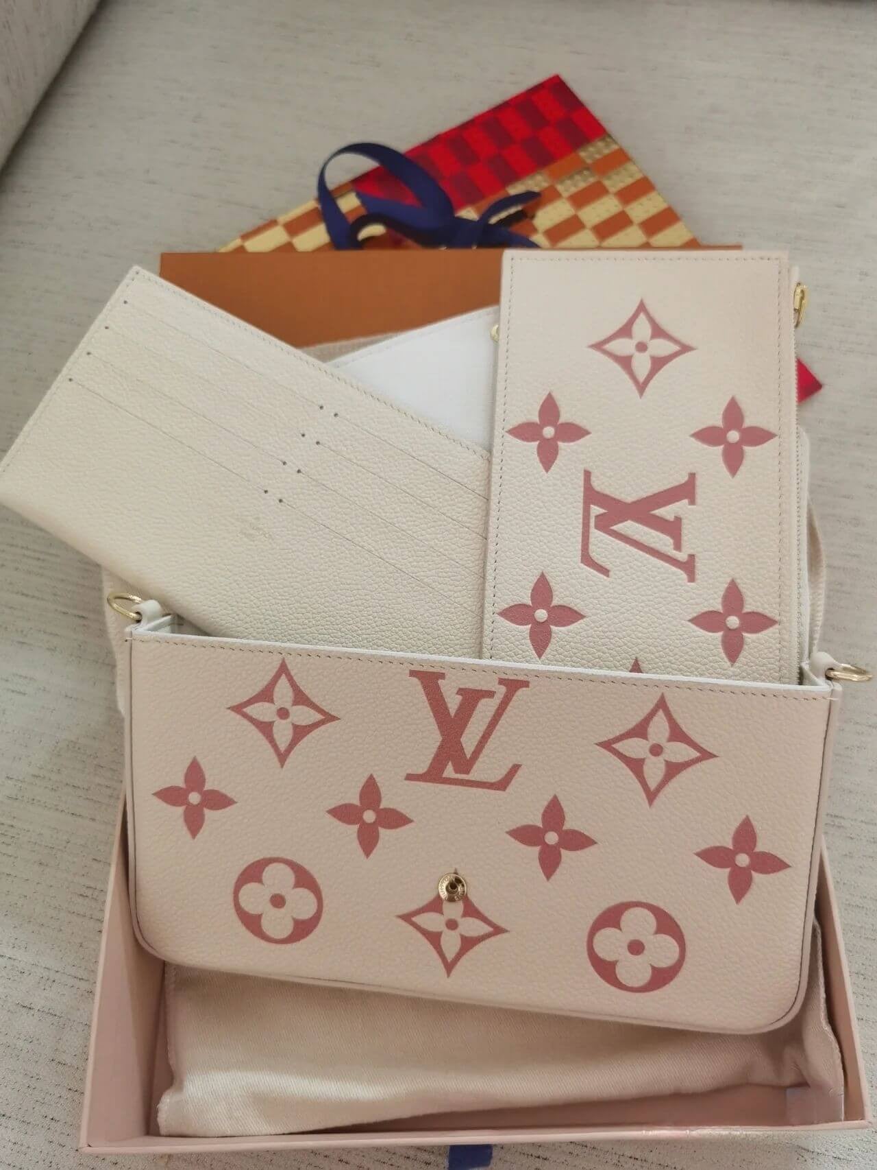 ESMEE Monogram Leather Pochette Felicie - LUV 445