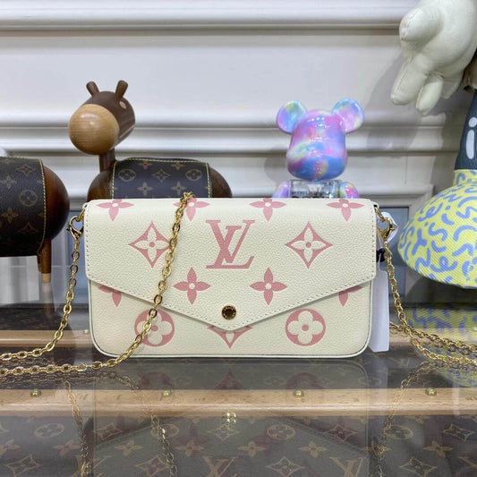 ESMEE Monogram Leather Pochette Felicie - LUV 445