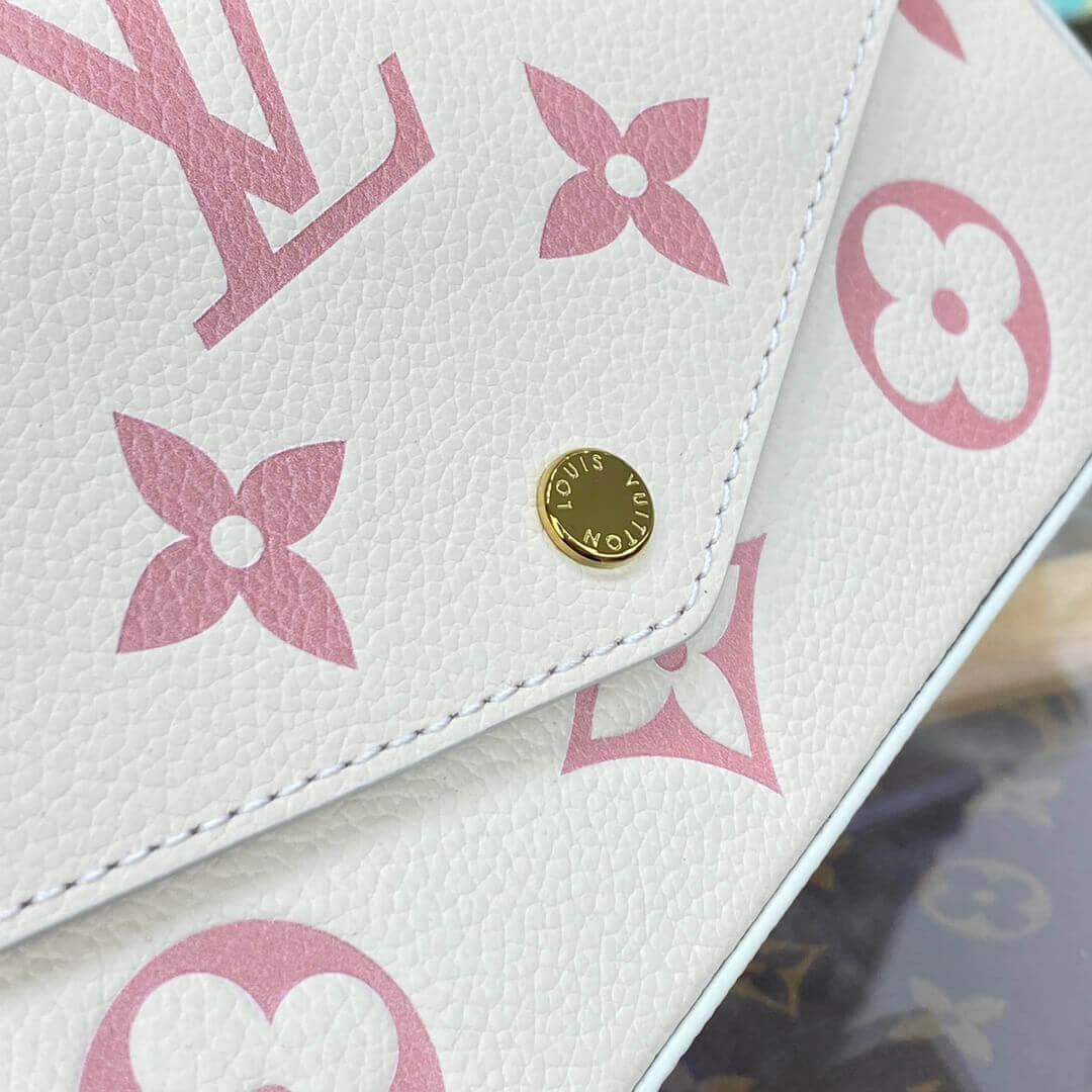 ESMEE Monogram Leather Pochette Felicie - LUV 445
