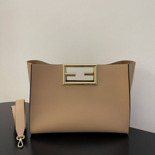 ESMEE Calf Leather Medium Way Bag - FND 796