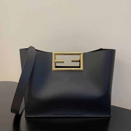 ESMEE Calf Leather Medium Way Bag - FND 794