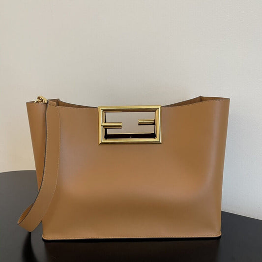 ESMEE Calf Leather Medium Way Bag - FND 795